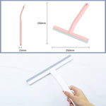 Wiper Artifact Office Home Bathroom Floor Soft Plastic Glass Wiper Cleaning Tool, 5 PCS Moonlight White, 5 PCS Phosphor, 5 PCS Midnight Green, Violet Blue