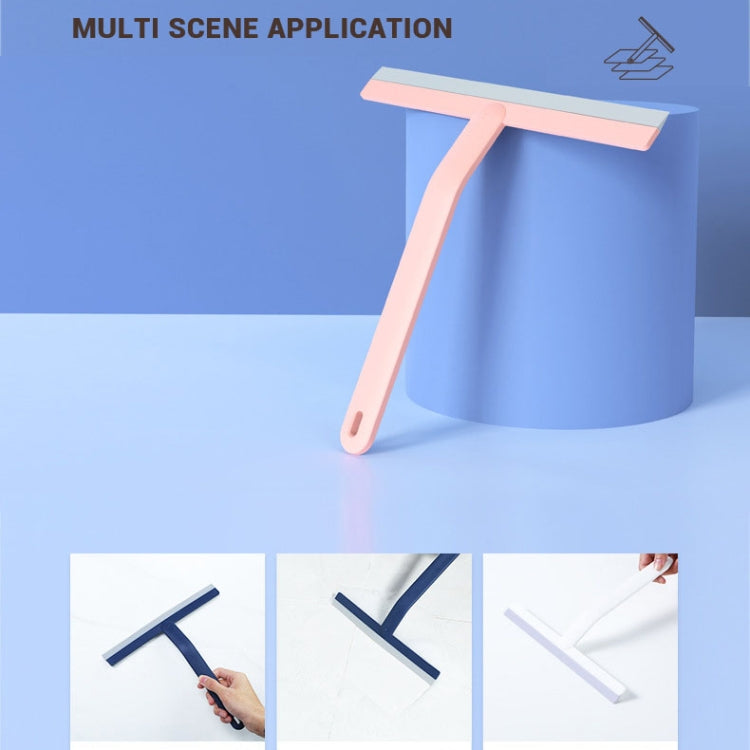 Wiper Artifact Office Home Bathroom Floor Soft Plastic Glass Wiper Cleaning Tool, 5 PCS Moonlight White, 5 PCS Phosphor, 5 PCS Midnight Green, Violet Blue