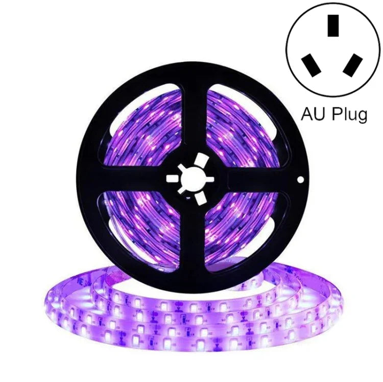 2835 SMD UV Purple Light Strip LED Lamp Decorative Light Strip, Waterproof 5m, Waterproof 10m, Bare Board 5m, Bare Board 10m