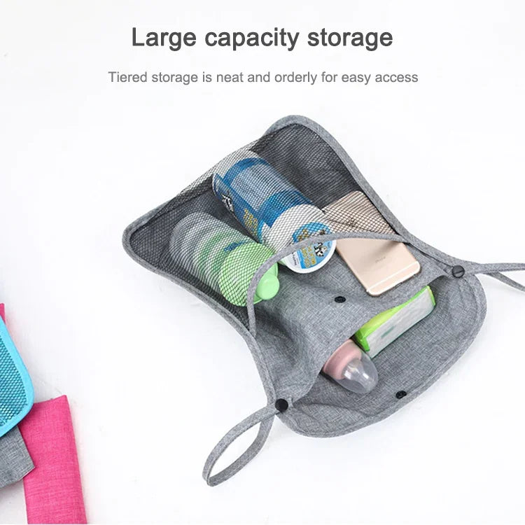 Baby Trolley Net Bag Storage Bag Universal Baby Care