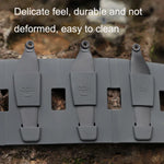 Sunnylife MM3-SN443 For Mini 3 Pro Propeller Blades + Silicone Folding Storage Bag, Tricolor+Gray Bag, Tricolor+Brown Bag