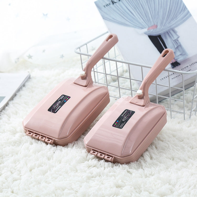 Handheld Carpet Sweeper Brush Sofa Bed Pet Hair Debris Crumb Dirt Fur Cleaner Roller Cleaning Tools, Random Color Delivery, Two-row Brush, Three-row Brush