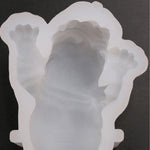 2 PCS 4 Inch Shapi Dog Mousse Cake Silicone Mold 3D Stereo Ice Cream Mold Dirty Dog Chocolate Mold, Shapi Dog Shape
