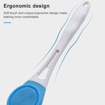 Electric Adjuatable Bath SPA Massage Rub Bath Full Automatic Bath Rub Back Rrush Long Handle Bath Brush, 45.8cmx8.5cmx4cm