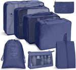 Travel Storage Bag Set Folding Storage Bag, 7 In 1, 8 In 1 Beam Mouth, 8 In 1 Cosmetic Bag, 8 In 1 Toiletry Bag, 9 In 1 Cosmetic Bag, 9 In 1 Toiletry Bag