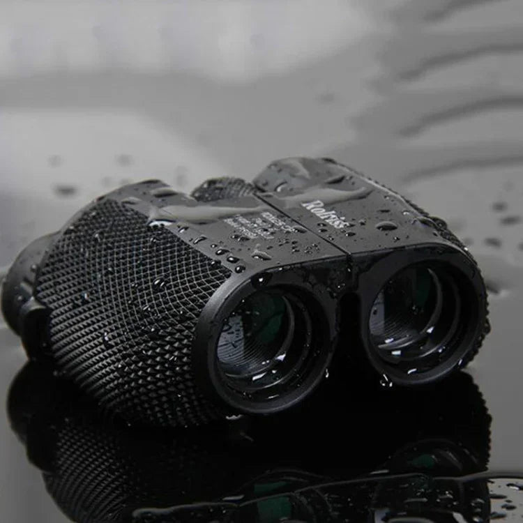 ROLISS 10X25 Outdoor Sports Portable Waterproof Pocket Binocular High Power Telescope, 10X25