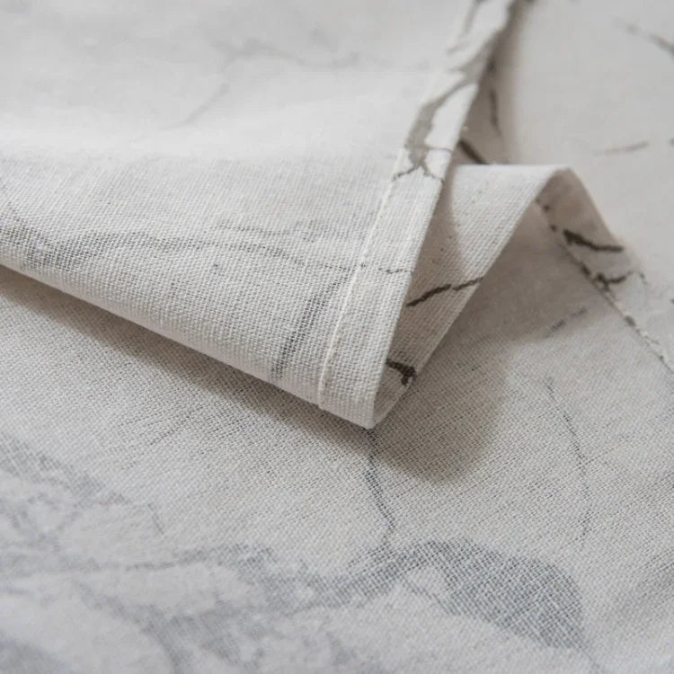 Marble Pattern Minimalist Tablecloth Cover Table Cloth Cotton Linen Dust-proof Cabinet Cloth, 60x60cm, 90x90cm, 100x140cm, 140x140cm, 140x160cm, 140x180cm, 140x200cm, 140x220cm, 140x250cm, 140x260cm, 140x300cm