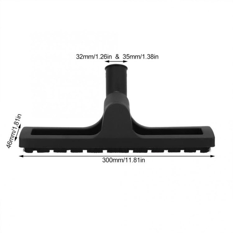 Vacuum Cleaner Head Accessories Floor Brush Tip Bristle Brush Head, 32mm