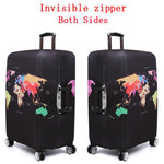 Travel Luggage Cover Suitcase Dustproof Scratch-proof Protection Elastic Sleeve, S Size 19 to 21 inch, M Size 22 to 24 inch, L Size 26 to 28 inch, XL Size 29 to 32 inch
