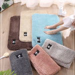 Bathroom Toilet Absorbent Bath Mat Carpet Bedroom Non-slip Foot Pad, 40x60cm, 50x80cm