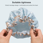 Thick Waterproof Bath Hat Double Layer Shower Hair Cover Women Supplies Shower Caps, Size:28cm