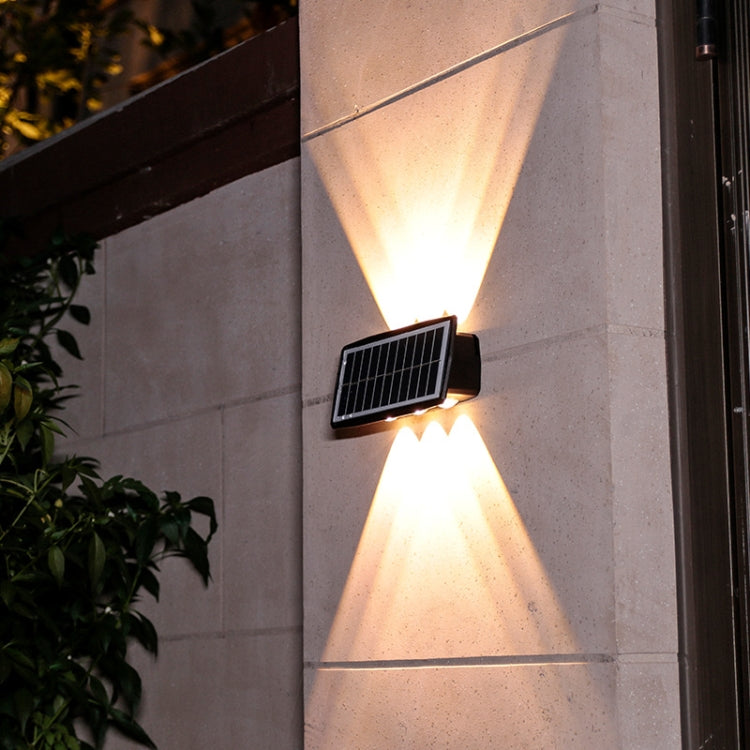 Solar Wall Lamp Outdoor Waterproof Up And Down Double-headed Spotlights, 4LED, 8LED, 6LED
