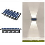 Solar Wall Lamp Outdoor Waterproof Up And Down Double-headed Spotlights, 4LED, 8LED, 6LED