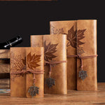 PU Maple Retro Straps Handbook Loose-leaf Notebook, A7, A6, A5