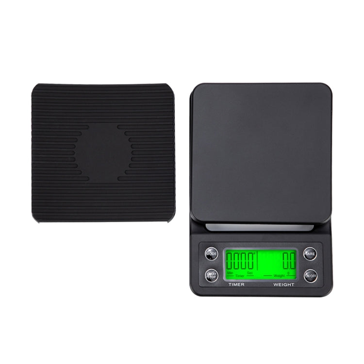 Hand Punch Coffee Scales Timing Electronic Timer Scale Kitchen Scales, 3kg/0.1g, 5kg/0.1g