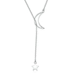 Stars Moon S925 Sterling Silver Necklace, SCN108