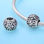 S925 Sterling Silver Elegant Beaded DIY Bracelet Accessories, SCC732