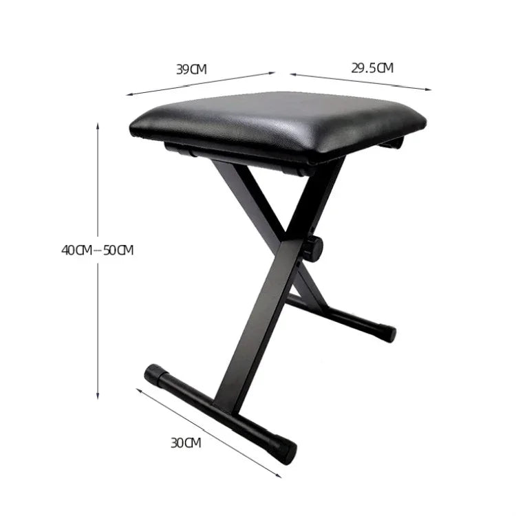 X-shaped Liftable Folding Bench for Musical Instruments, X-shaped Liftable Bench