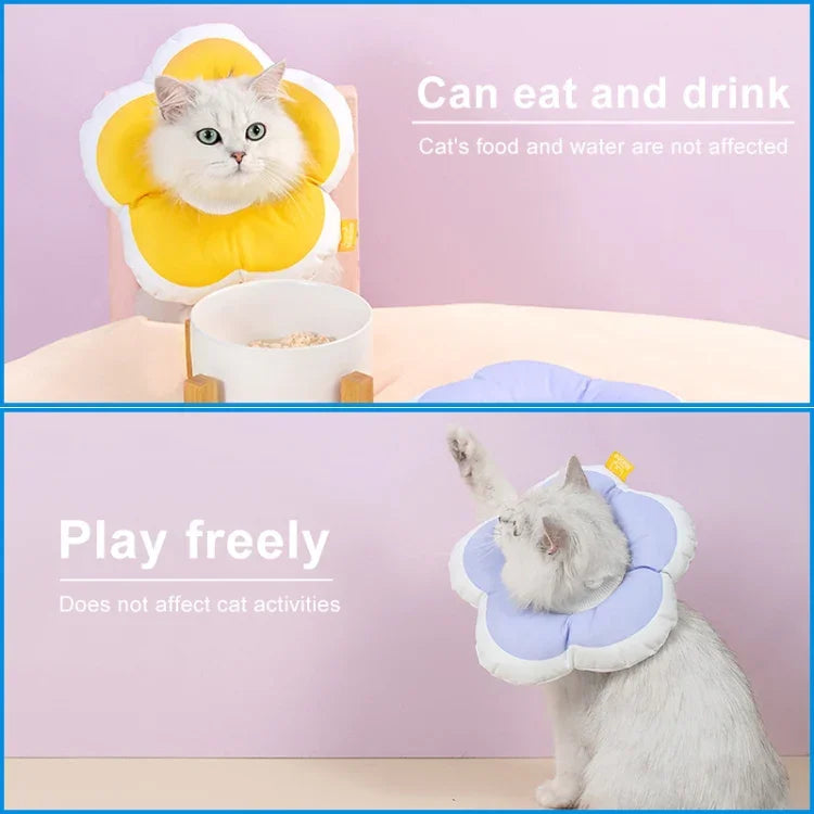 Cute Flower Shaped Pet Anti-licking Collar, L, S, M