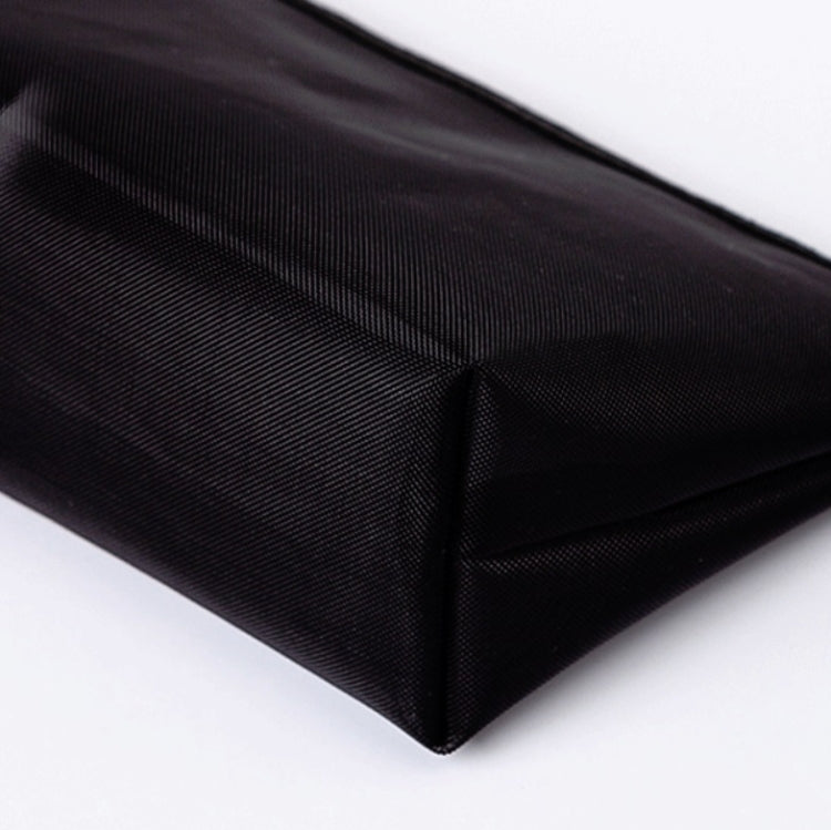Black Transparent Mesh Cosmetic Bag Three-piece Large Capacity Travel Cosmetic Storage Bag, Three-piece Storage Bag