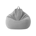 Lazy Sofa Bean Bag Chair Fabric Cover, 70x80cm, 80x90cm