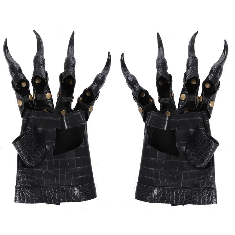 Halloween Carnival Ball Props Accessories Cosplay Dress Up Gloves Dragon Claw, Dragon Claw Gloves
