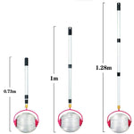 Garden Tools Nut Collector Fruit Picker Picking Walnut Picking Chestnut Picker, Telescopic Rod+Small Scroll Wheel, Telescopic Rod+Big Scroll Wheel