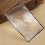 Card Slim Reading 3x Magnifier Business Card Magnifier, 120×180mm