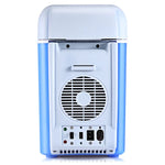7.5L Capacity Portable Car Refrigerator Cooler Warmer Truck Thermoelectric Electric Fridge for Travel RV Boat, 7.5L Refrigerator Cooler Warmer