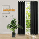 High-precision Curtain Shade Cloth Insulation Solid Curtain, 42x84 Inch（107x213CM）, 52x63 Inch（132x160CM）, 52x84（132x213）