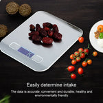 Digital Multi-function Stainless Steel Food Kitchen Scale with LCD Display, 5kg/1g, Rose Gold, 5kg/1g, Silver