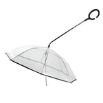 Pet Umbrella Transparent Adjustable Rainy Dog ?Walking Leash, Pet Umbrella