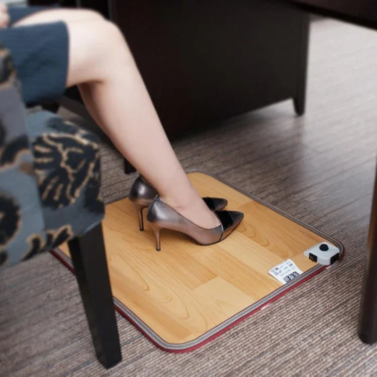 50x30cm Feet Warmer Electric Artifact Plug Heating Mat Office Heating Pad Warm Feet Thermostat, Warm Feet Thermostat