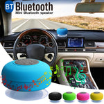 Mini Portable Subwoofer Shower Wireless Waterproof Bluetooth Speaker Handsfree Receive Call Music Suction Mic for iPhone Samsung