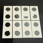 50 PCS / 3 Sets 40mm Diameter Coin Protector Square Coin Collection Paper Clip, Paper Clip