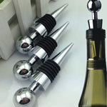 2 PCS Reusable Vacuum Sealed Red Wine Bottle Stopper, Round Shape