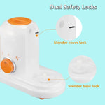 2 PCS Food Supplement Cooking Mixing One Multifunctional Electric Mini Baby Food Cooking Machine, Food Supplement