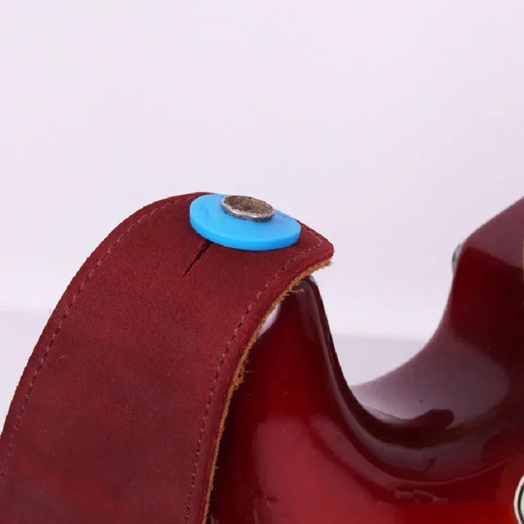 10 PCS No Word Version Silicone Guitar Strap Buckle Tail Stud