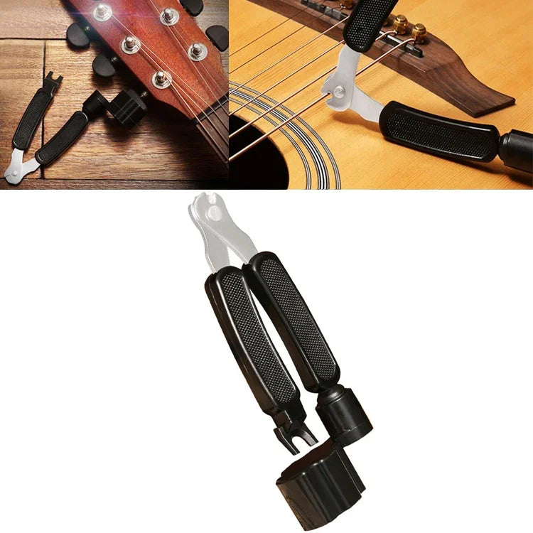 Guitar String Changing Tool Set String Trimmer Winding String Winding Three-in-one Clamp Guitar Accessories