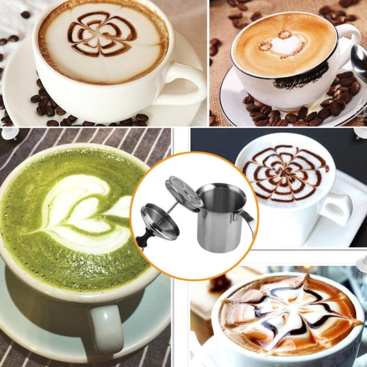 Stainless Steel Manual Foamer with Thickened Double Layer Foaming Filter