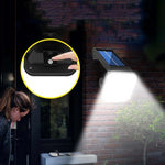 Solar Wall Light Outdoor Waterproof Human Body Induction Garden Lamp Street Light, 48 LED, 54 LED, 54 COB, 32 LED