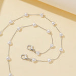 Mask Lanyard Love Pearl Anti-Lost Mask Lanyard Hanging Neck Glasses Chain, Love Pearl  Chain