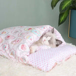 Closed Removable and Washable Cat Litter Sleeping Bag Winter Warm Dog Kennel, S, M, L