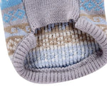 Autumn Winter Pet Clothes Christmas Snowflake Knitted Pattern Sweater, XXS, XS, S, M, L, XL, XXL