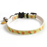 Pet Webbing Fruit Cat Collar With Fruit Accessories Bell Pet Collar, 1x28cm