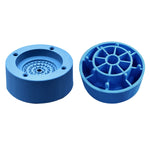 4 PCS / Set Furniture Home Appliance Washing Machine Rubber Foot Mat Moisture-Proof Shock Absorption Heightened Foot Mat Base, 2.5cm Plus Layer Gray, Adjustable Height About 8-9.5cm Gray, 2.5cm Plus Layer Blue, Adjustable Height About 8-9.5cm Blue