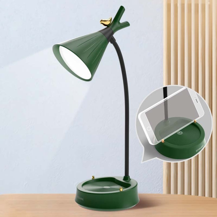 GIVELONG Forest Bird LED Touch Usb Table Lamp With Mobile Phone Holder Bedroom Bedside Night Light, GL361-1 Red, GL361-2 Yellow, GL361-3 Blue, GL361-4 Green, GL362-1 Pink, GL362-2 Yellow, GL362-3 Blue, GL362-4 Green, GL363-1 Red, GL363-2 Yellow        ...