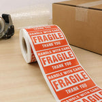 Caution Warning Packaging Transportation Sticker Label, A-87