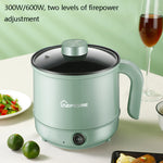 Multi-Function Electric-Cooker Mini Dormitory Student Cooking Rice Stir Frying Non-Stick Pot, 110V US Plug, White Manual Single Pot, White Manual Style with Steaming Grid, White Smart Single Pot, White Smart With Steaming Grid, Green Manual Single Pot ...