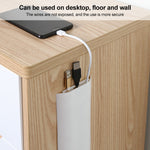 BF1805 5 PCS Plastic Concealed Cable Stick-On Cable Management Box